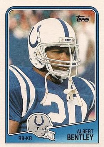 #119 Albert Bentley - Indianapolis Colts - 1988 Topps Football