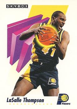 #119 LaSalle Thompson - Indiana Pacers - 1991-92 SkyBox Basketball