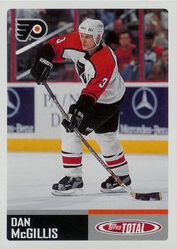 #119 Dan McGillis - Philadelphia Flyers - 2002-03 Topps Total Hockey