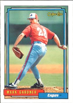 #119 Mark Gardner - Montreal Expos - 1992 O-Pee-Chee Baseball