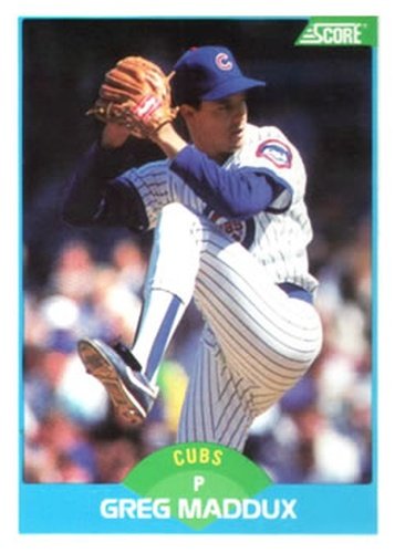 #119 Greg Maddux - Chicago Cubs - 1989 Score Baseball
