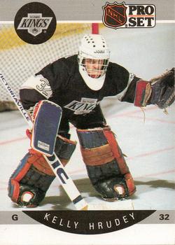 #119 Kelly Hrudey - Los Angeles Kings - 1990-91 Pro Set Hockey
