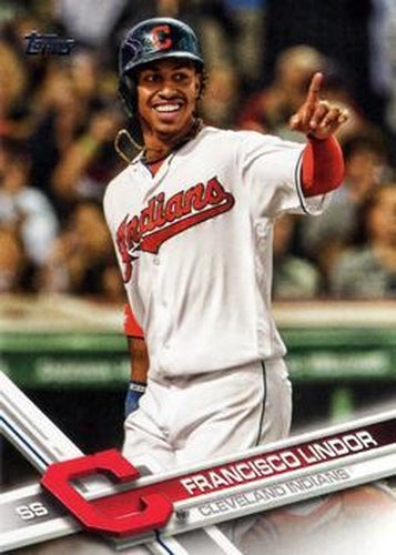 #119a Francisco Lindor - Cleveland Indians - 2017 Topps Baseball