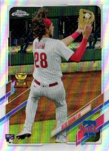 #119b Alec Bohm - Philadelphia Phillies - 2021 Topps Chrome Baseball