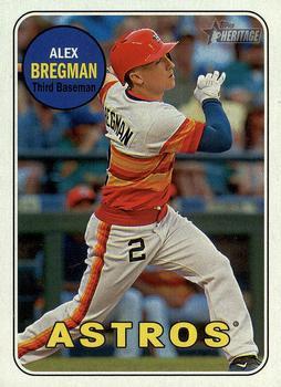 #119b Alex Bregman - Houston Astros - 2018 Topps Heritage Baseball