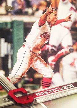 #119b Francisco Lindor - Cleveland Indians - 2017 Topps Baseball