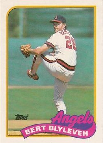 #11T Bert Blyleven - California Angels - 1989 Topps Traded Baseball