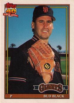 #11T Bud Black - San Francisco Giants - 1991 Topps Traded Baseball