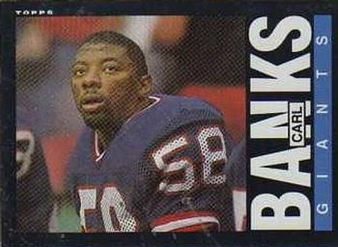 #111 Carl Banks - New York Giants - 1985 Topps Football