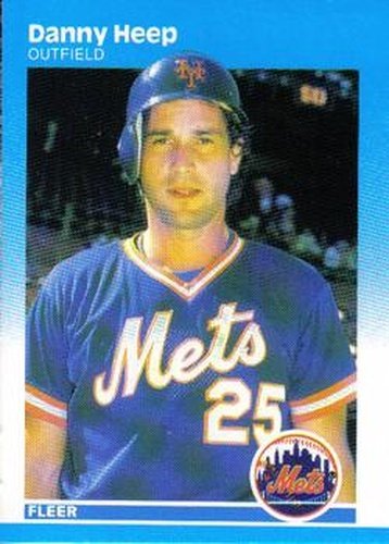 #11 Danny Heep - New York Mets - 1987 Fleer Baseball