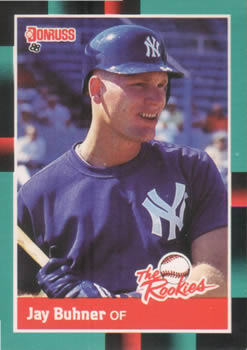 #11 Jay Buhner - New York Yankees - 1988 Donruss The Rookies Baseball