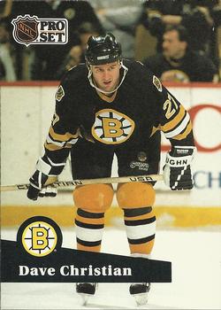 #11 Dave Christian - 1991-92 Pro Set Hockey