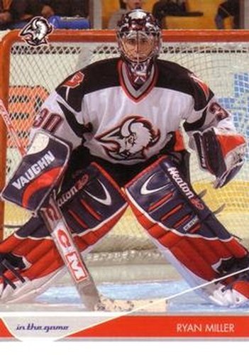 #11 Ryan Miller - Buffalo Sabres - 2003-04 In The Game Toronto Star Hockey