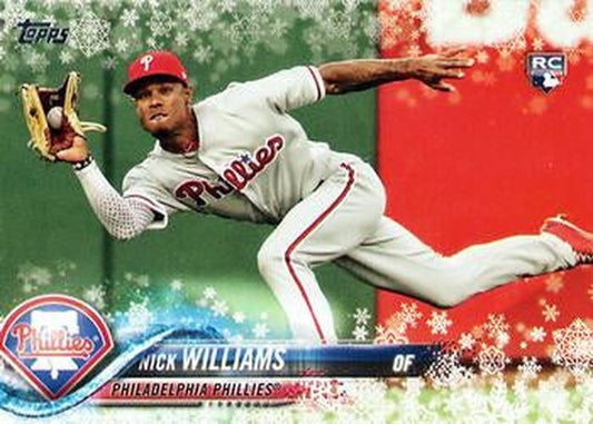 #HMW11 Nick Williams - Philadelphia Phillies - 2018 Topps Holiday Baseball