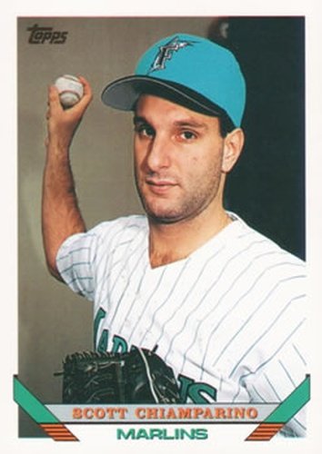 #711 Scott Chiamparino - Florida Marlins - 1993 Topps Baseball