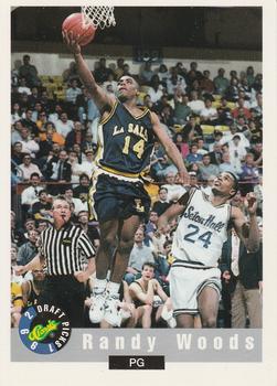 #11 Randy Woods - La Salle Explorers - 1992 Classic Draft Basketball