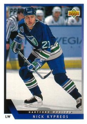 #11 Nick Kypreos - Hartford Whalers - 1993-94 Upper Deck Hockey