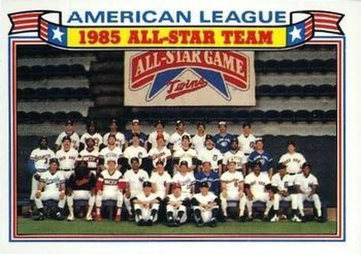 #11 1985 AL All-Stars - 1986 Topps Baseball - Glossy All-Stars