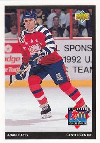 #McD-11 Adam Oates - St. Louis Blues - 1992-93 Upper Deck McDonald's All-Stars Hockey