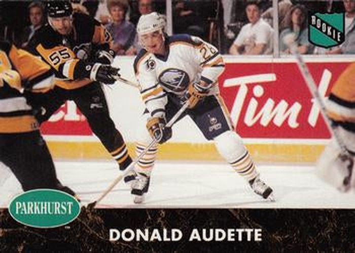 #11 Donald Audette - Buffalo Sabres - 1991-92 Parkhurst Hockey
