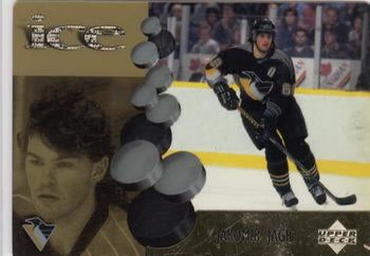#McD 11 Jaromir Jagr - Pittsburgh Penguins - 1998-99 Upper Deck Ice McDonald's Hockey