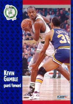 #11 Kevin Gamble - Boston Celtics - 1991-92 Fleer Basketball