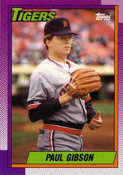 #11 Paul Gibson - Detroit Tigers - 1990 Topps Baseball