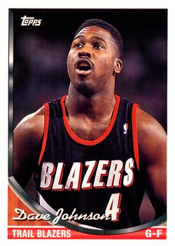 #11 Dave Johnson - Portland Trail Blazers - 1993-94 Topps Basketball