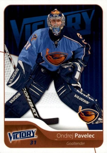 #11 Ondrej Pavelec - Atlanta Thrashers - 2011-12 Upper Deck Victory Hockey
