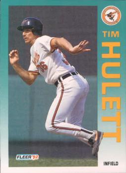 #11 Tim Hulett - Baltimore Orioles - 1992 Fleer Baseball