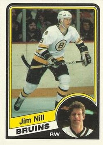 #11 Jim Nill - Boston Bruins - 1984-85 O-Pee-Chee Hockey