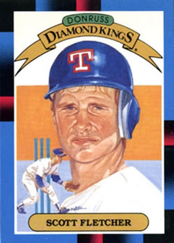 #11 Scott Fletcher - Texas Rangers - 1988 Donruss Baseball
