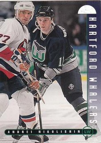 #11 Andrei Nikolishin - Hartford Whalers - 1995-96 Leaf Hockey