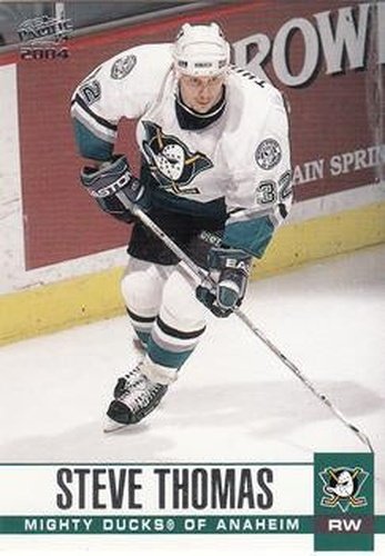#11 Steve Thomas - Anaheim Mighty Ducks - 2003-04 Pacific Hockey