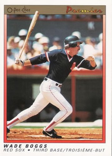 #11 Wade Boggs - Boston Red Sox - 1991 O-Pee-Chee Premier Baseball