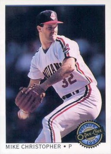 #11 Mike Christopher - Cleveland Indians - 1993 O-Pee-Chee Premier Baseball