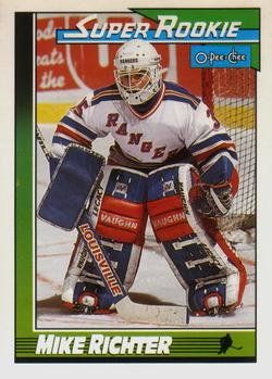 #11 Mike Richter - New York Rangers - 1991-92 O-Pee-Chee Hockey