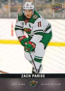 #11 Zach Parise - Minnesota Wild - 2019-20 Upper Deck Tim Hortons Hockey