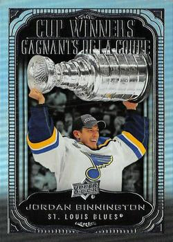#CW-11 Jordan Binnington - St. Louis Blues - 2020-21 Upper Deck Tim Hortons Hockey - Cup Winners