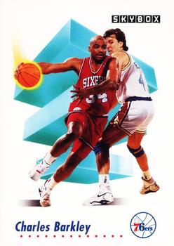 #211 Charles Barkley - Philadelphia 76ers - 1991-92 SkyBox Basketball