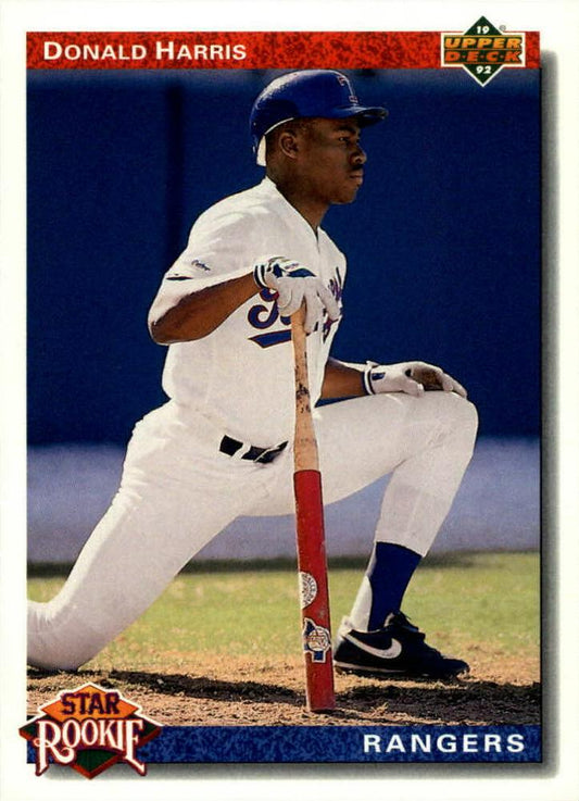 #11 Donald Harris - Texas Rangers - 1992 Upper Deck Baseball