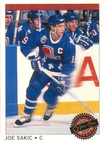 #11 Joe Sakic - Quebec Nordiques - 1992-93 O-Pee-Chee Premier Hockey - Star Performers