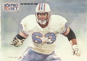 #411 Mike Munchak - Houston Oilers - 1991 Pro Set Football