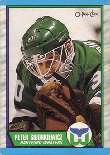#11 Peter Sidorkiewicz - Hartford Whalers - 1989-90 O-Pee-Chee Hockey