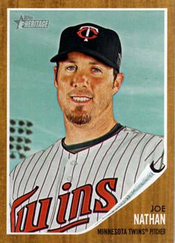 #11 Joe Nathan - Minnesota Twins - 2011 Topps Heritage Baseball