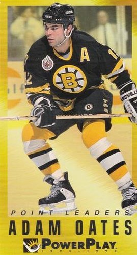 #11 Adam Oates - Boston Bruins - 1993-94 Fleer PowerPlay Hockey - Point Leaders