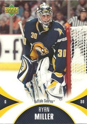 #11 Ryan Miller - Buffalo Sabres - 2006-07 Upper Deck Mini Jersey Hockey