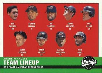 #11 Anaheim Angels - Anaheim Angels - 2001 Upper Deck Vintage Baseball