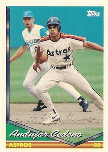 #11 Andujar Cedeno - Houston Astros - 1994 Topps Baseball