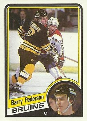 #11 Barry Pederson - Boston Bruins - 1984-85 Topps Hockey